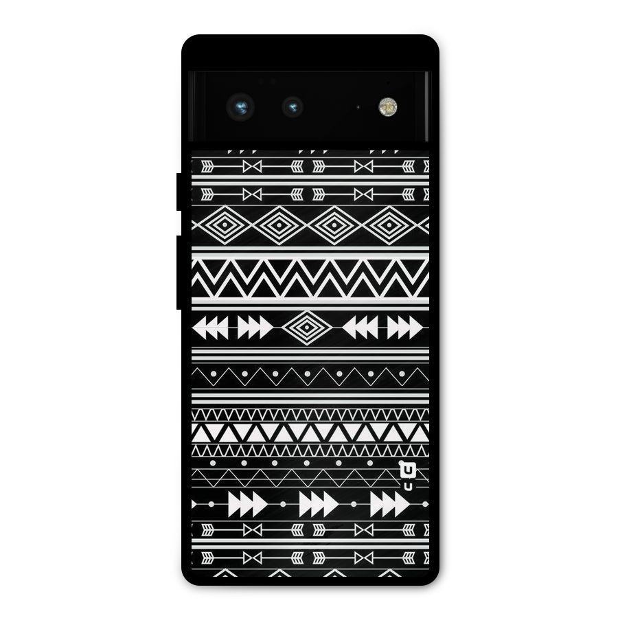 Black Aztec Creativity Metal Back Case for Google Pixel 6