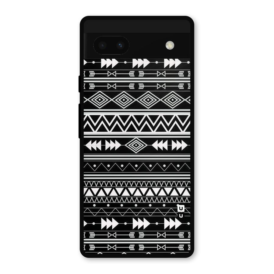 Black Aztec Creativity Metal Back Case for Google Pixel 6a
