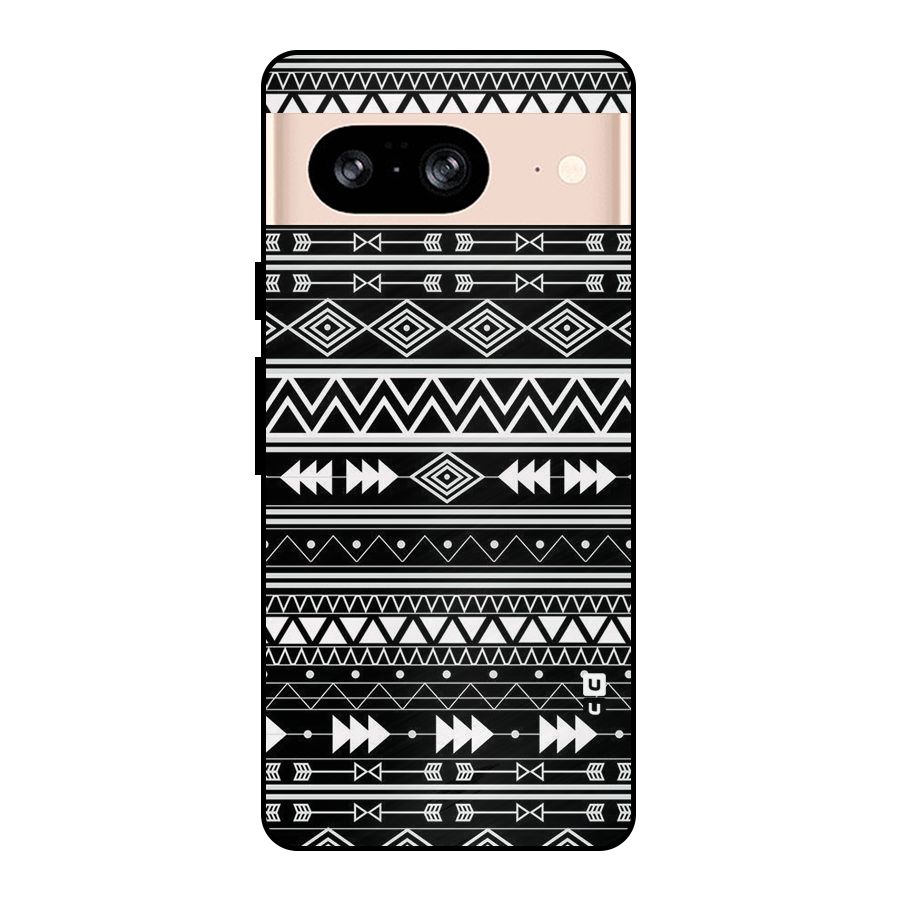 Black Aztec Creativity Metal Back Case for Google Pixel 8