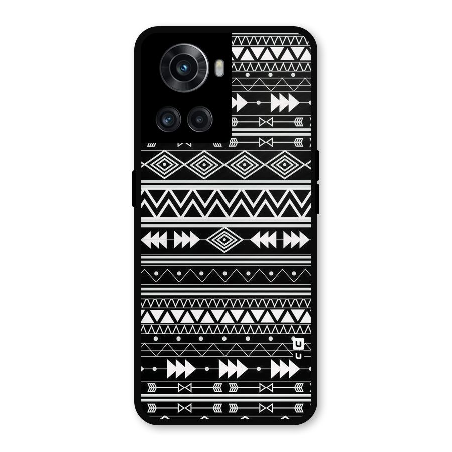 Black Aztec Creativity Metal Back Case for OnePlus 10R