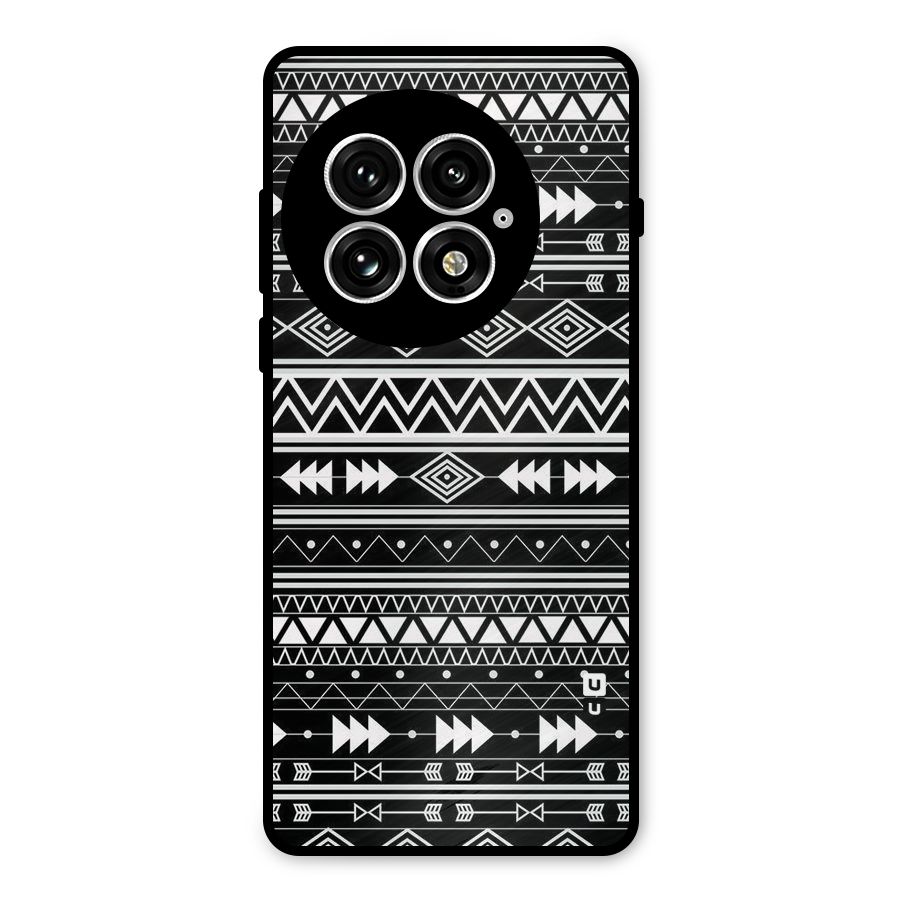 Black Aztec Creativity Metal Back Case for OnePlus 13