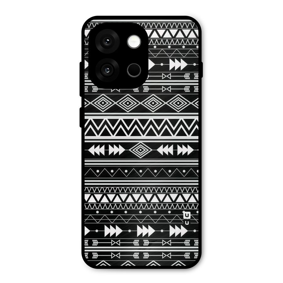 Black Aztec Creativity Metal Back Case for OnePlus 13s