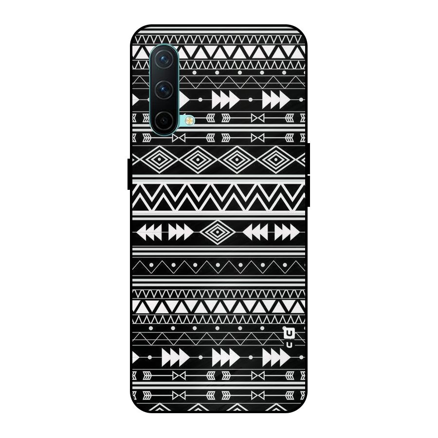 Black Aztec Creativity Metal Back Case for OnePlus Nord CE 5G