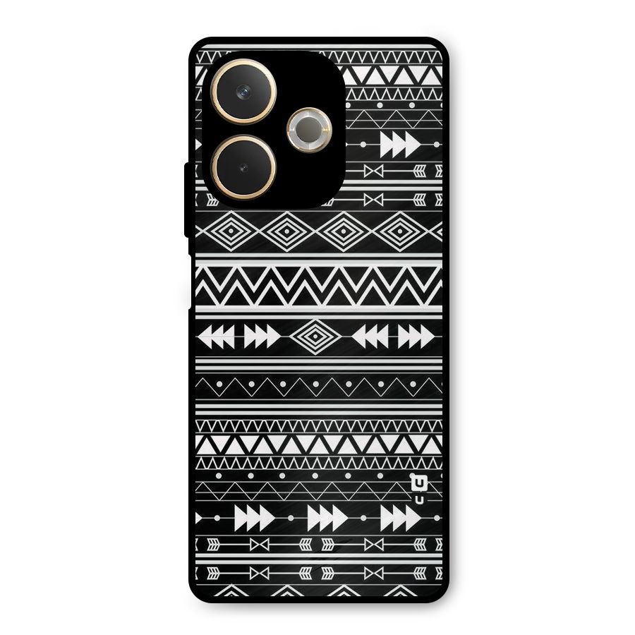 Black Aztec Creativity Metal Back Case for Oppo A5 Pro