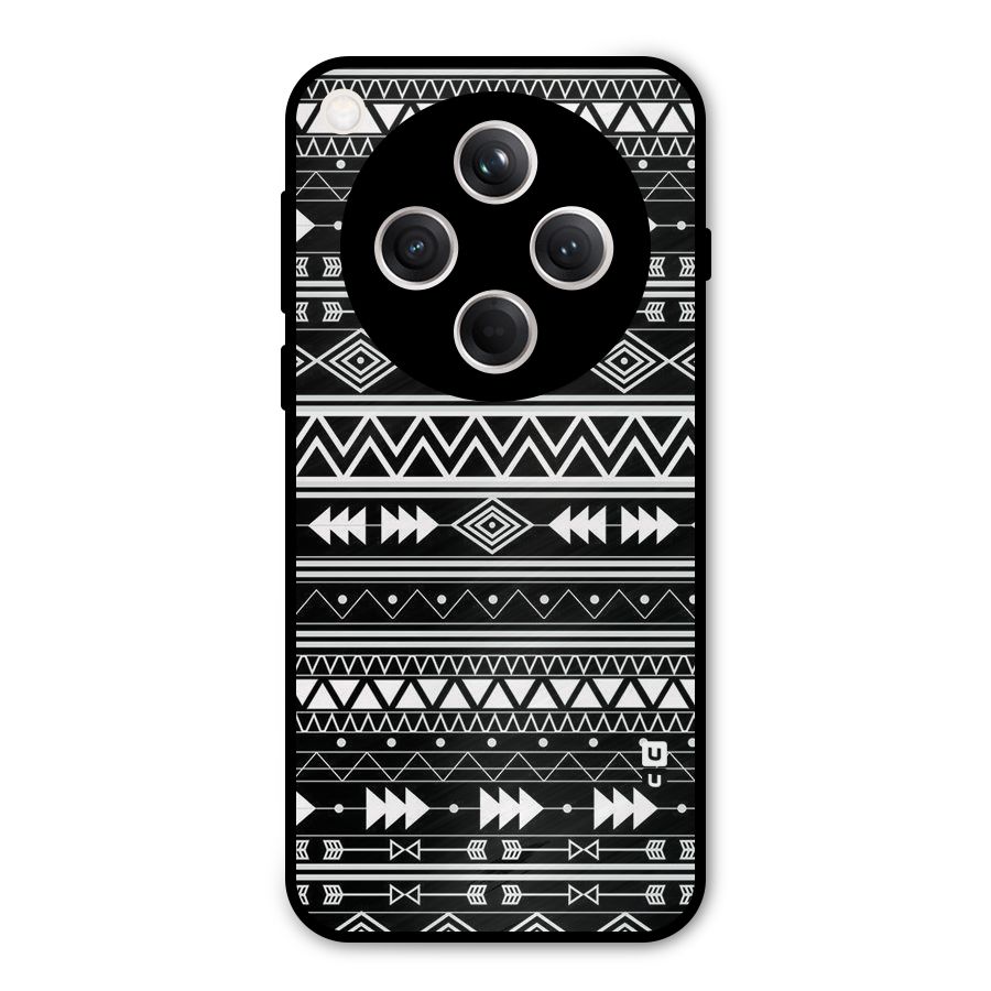 Black Aztec Creativity Metal Back Case for Oppo Find X8