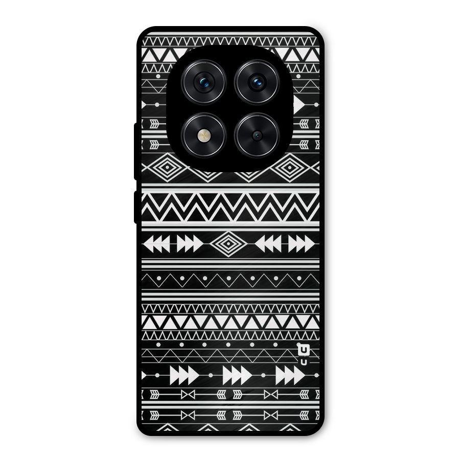 Black Aztec Creativity Metal Back Case for Poco X7