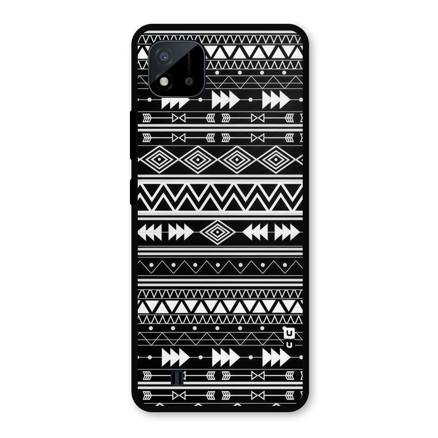 Black Aztec Creativity Metal Back Case for Realme C11 2021