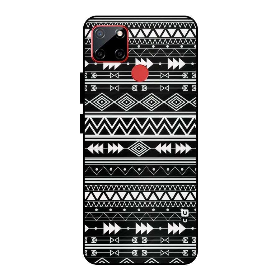 Black Aztec Creativity Metal Back Case for Realme C12