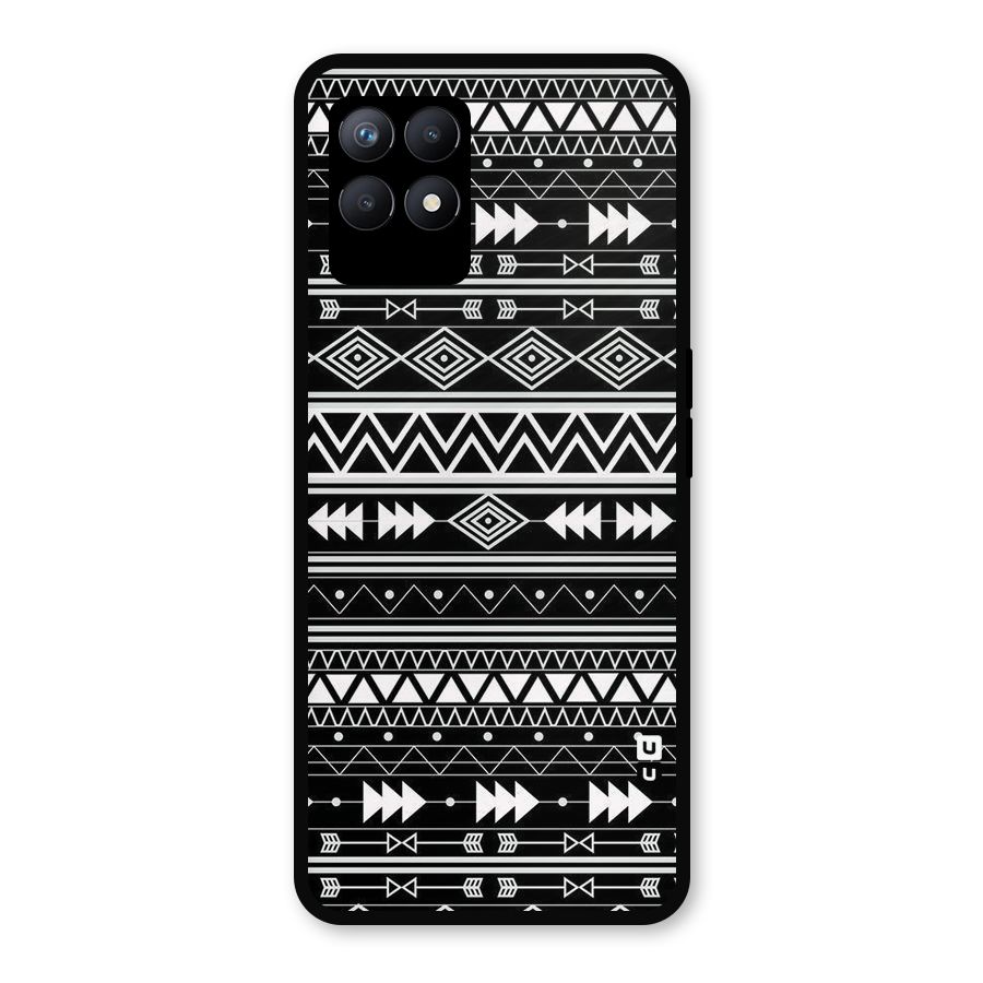 Black Aztec Creativity Metal Back Case for Realme Narzo 50