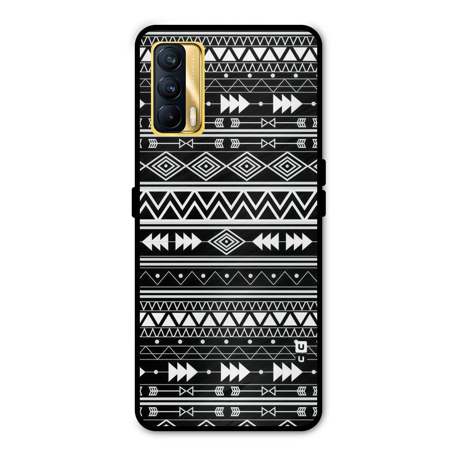 Black Aztec Creativity Metal Back Case for Realme X7