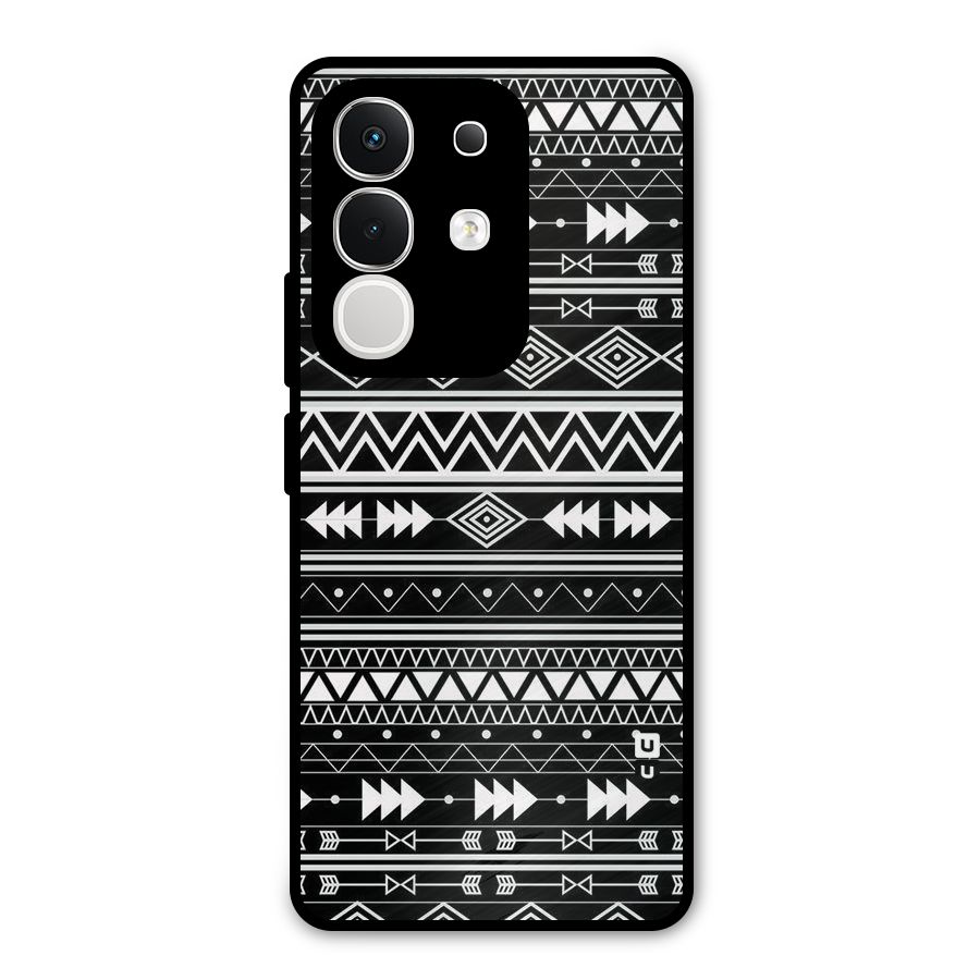 Black Aztec Creativity Metal Back Case for Vivo T4x