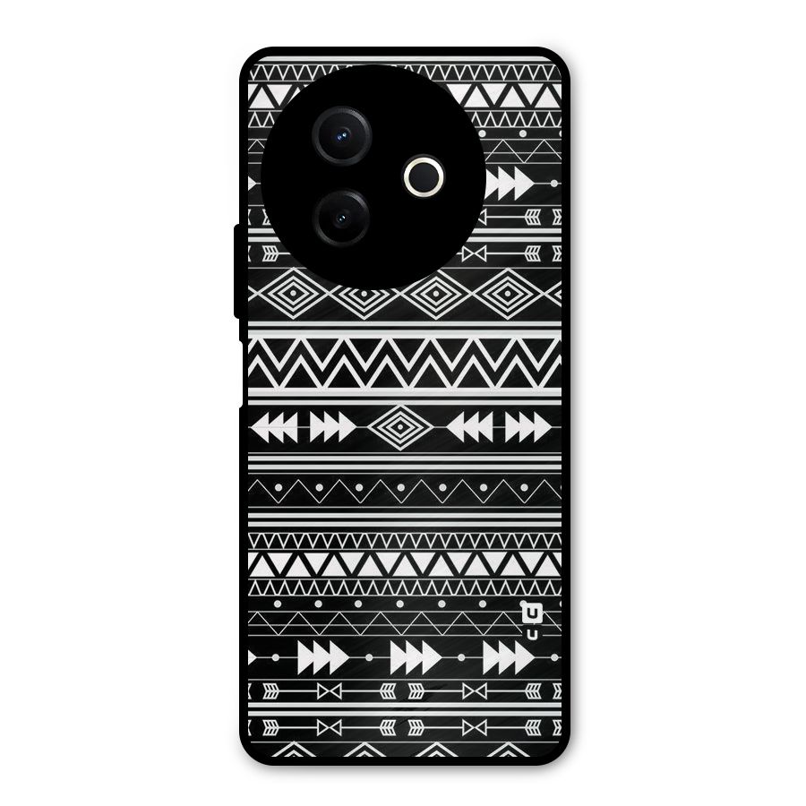 Black Aztec Creativity Metal Back Case for Vivo Y39