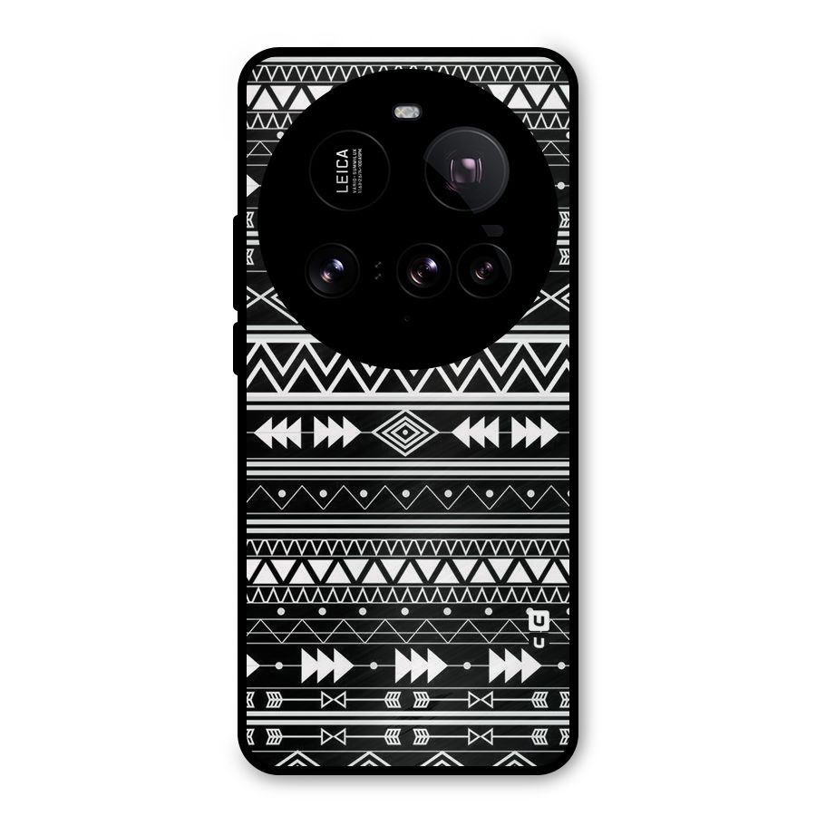 Black Aztec Creativity Metal Back Case for Xiaomi 15 Ultra