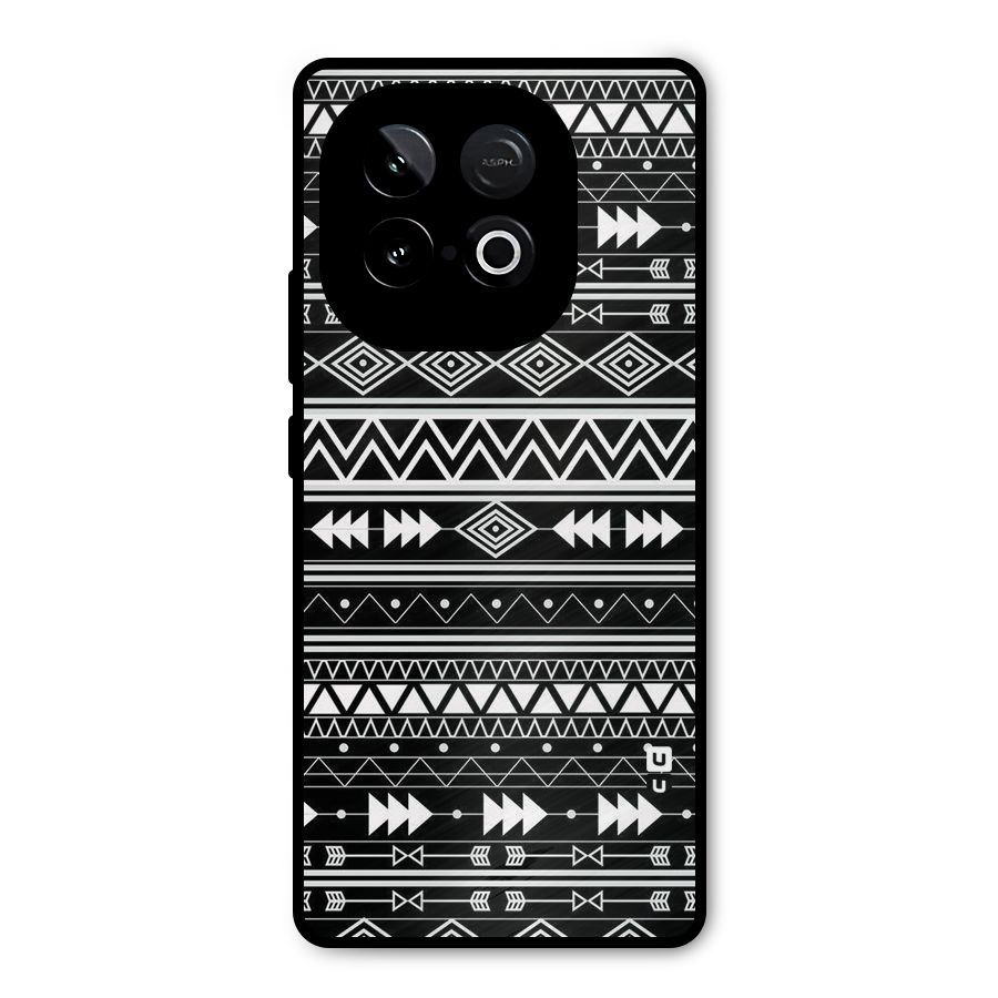 Black Aztec Creativity Metal Back Case for iQOO Neo 10