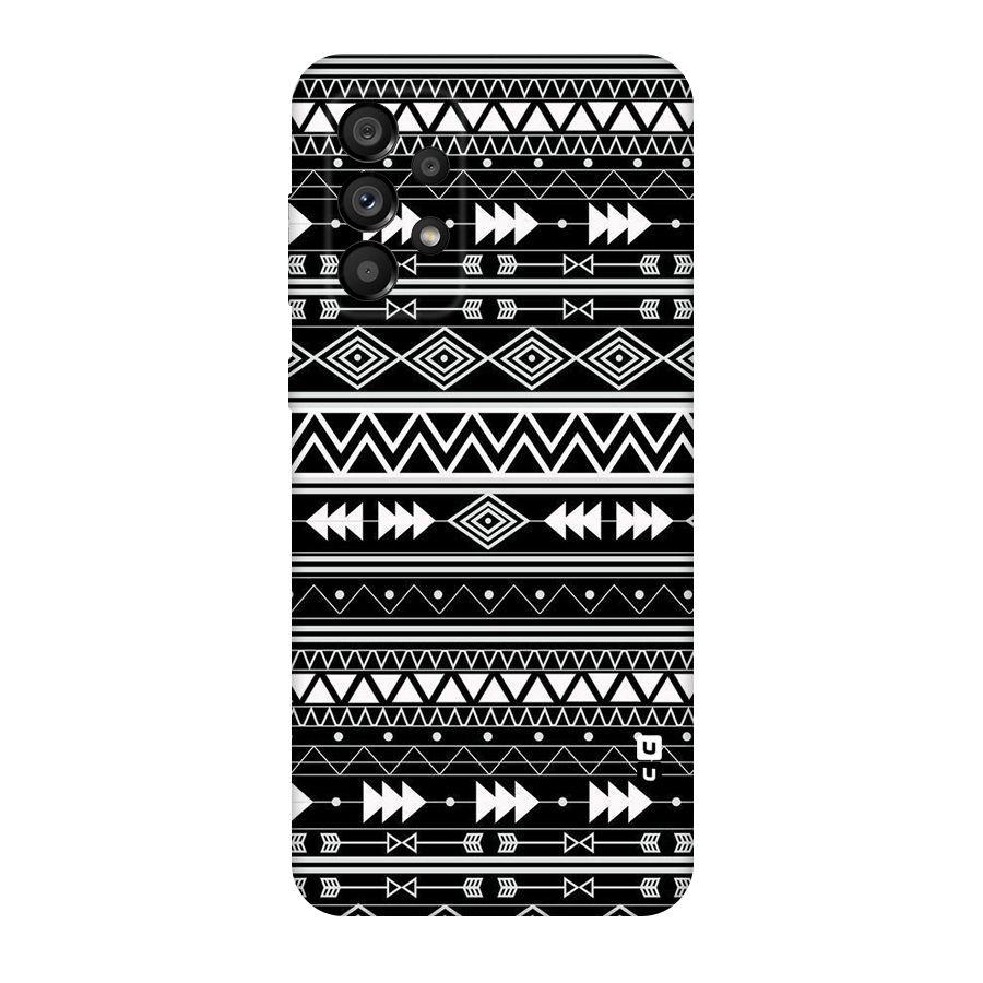 Black Aztec Creativity Original Polycarbonate Back Case for Galaxy A73 5G