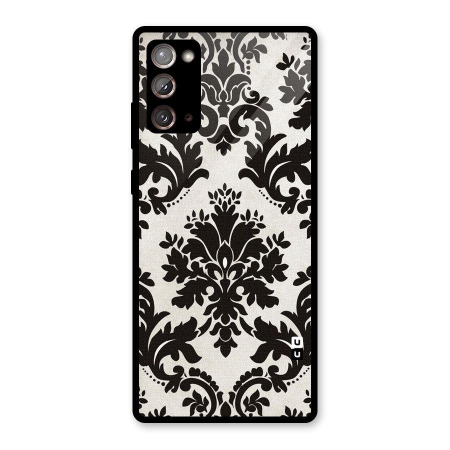 Black Beauty Glass Back Case for Galaxy Note 20
