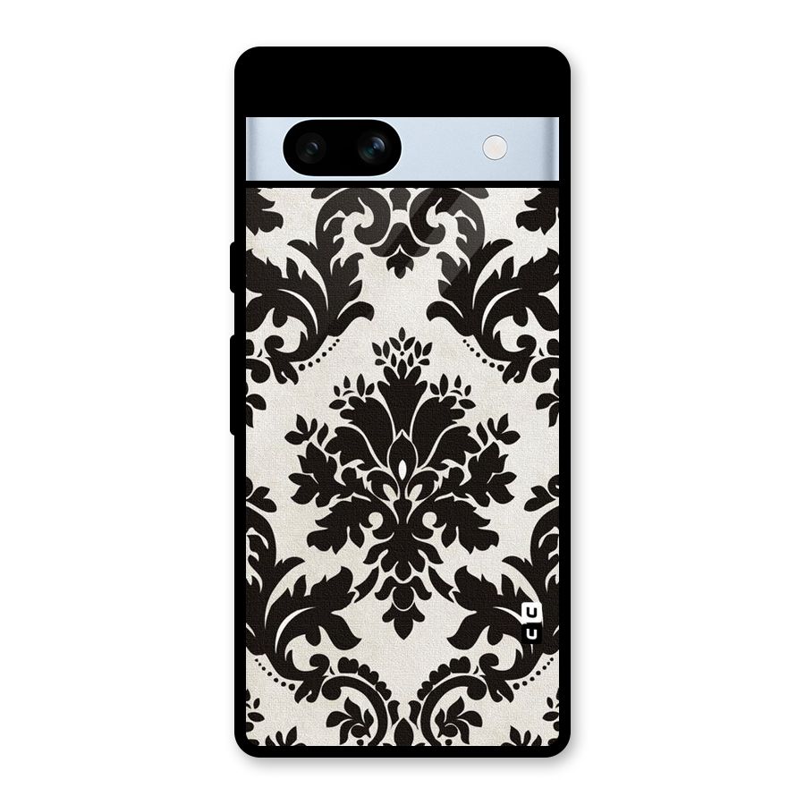Black Beauty Glass Back Case for Google Pixel 7a