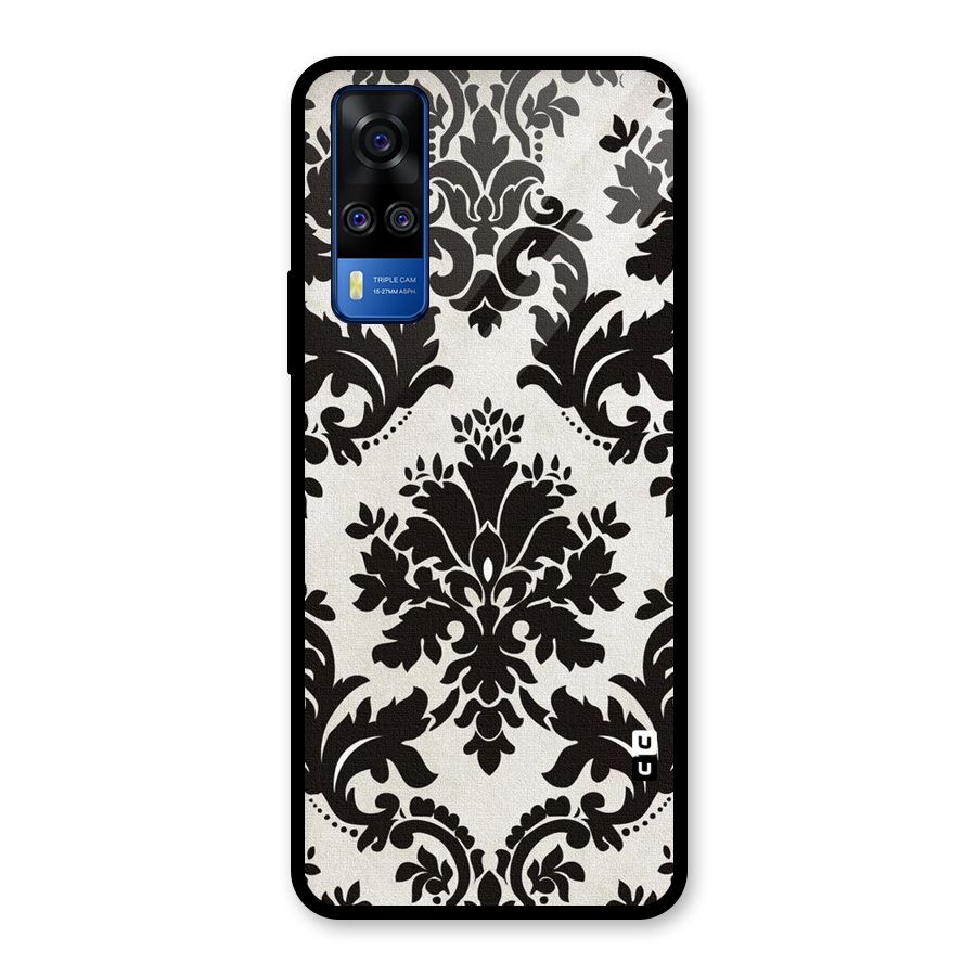 Black Beauty Glass Back Case for Vivo Y31