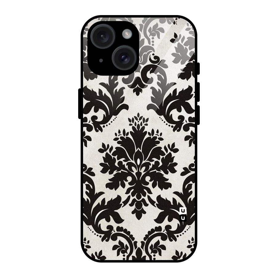 Black Beauty Glass Back Case for iPhone 15
