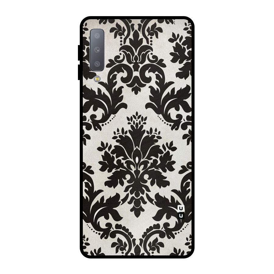 Black Beauty Metal Back Case for Galaxy A7 (2018)