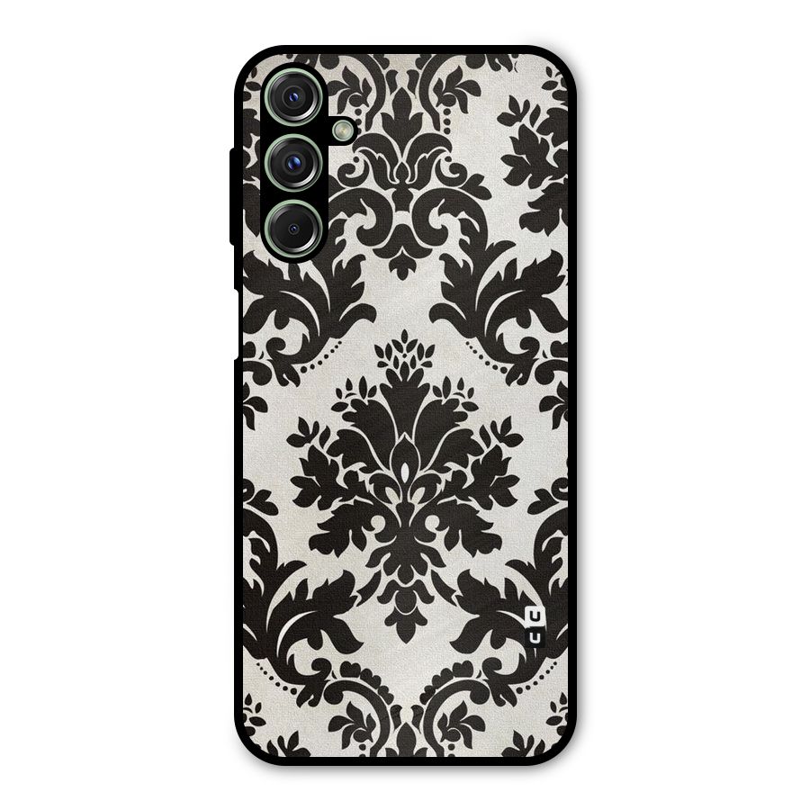 Black Beauty Metal Back Case for Galaxy F34