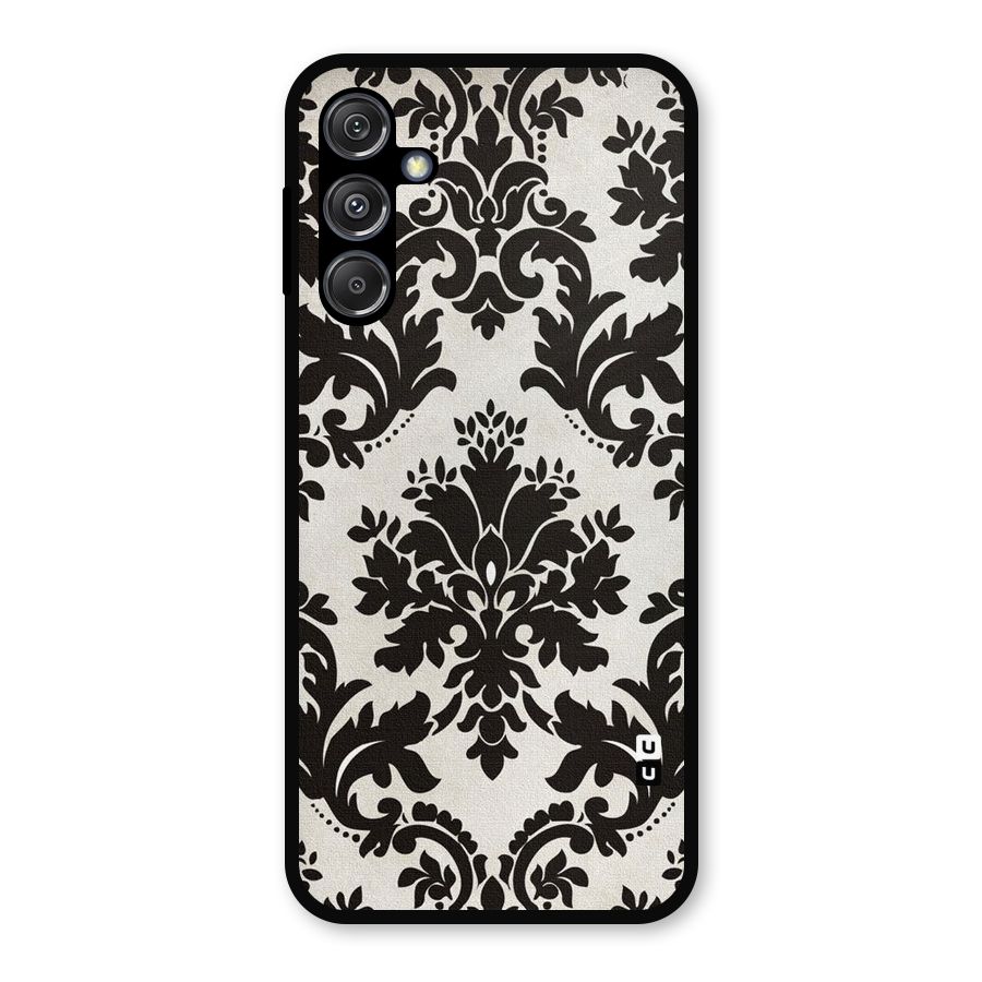 Black Beauty Metal Back Case for Galaxy M34 5G