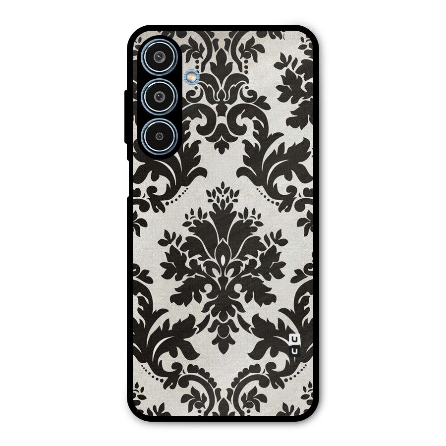Black Beauty Metal Back Case for Galaxy M35