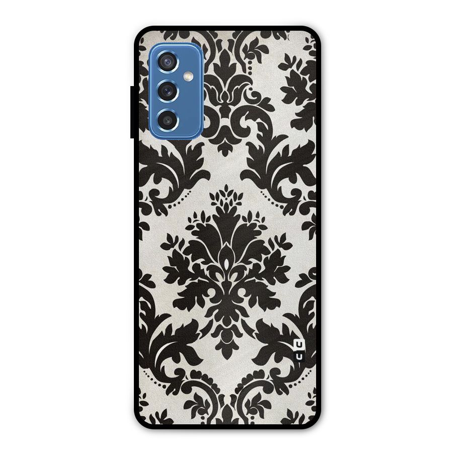 Black Beauty Metal Back Case for Galaxy M52 5G