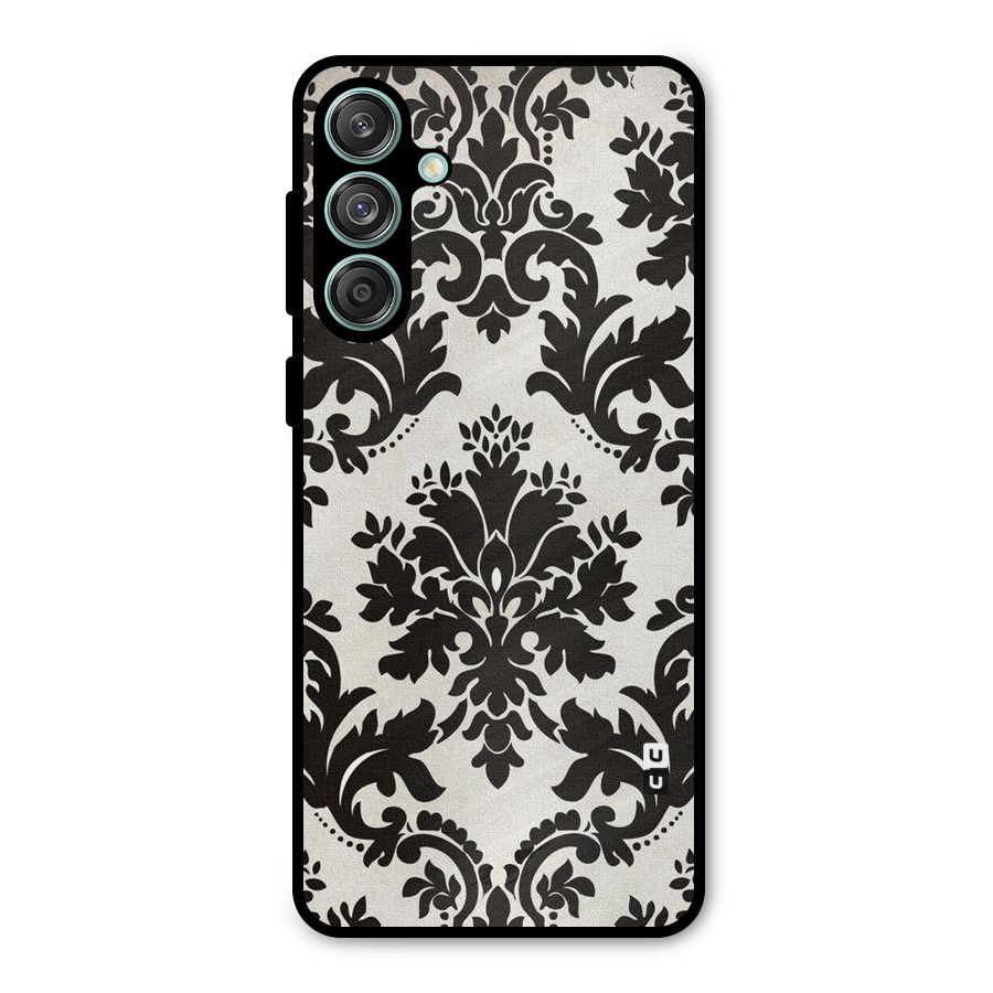 Black Beauty Metal Back Case for Galaxy M55 5G