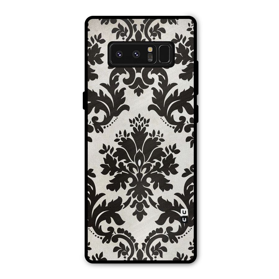 Black Beauty Metal Back Case for Galaxy Note 8