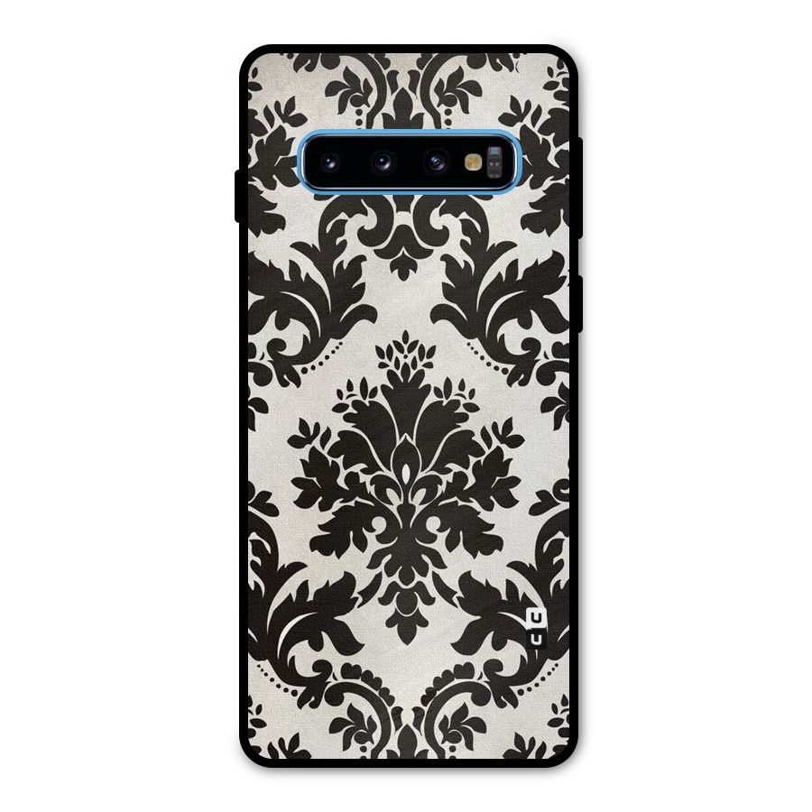 Black Beauty Metal Back Case for Galaxy S10