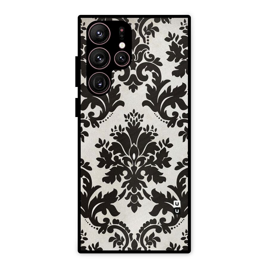 Black Beauty Metal Back Case for Galaxy S22 Ultra 5G