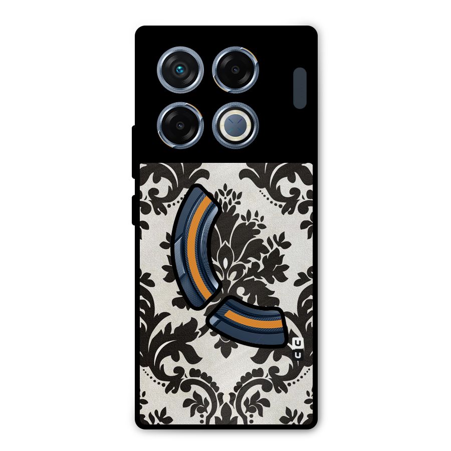 Black Beauty Metal Back Case for Infinix GT 20 Pro