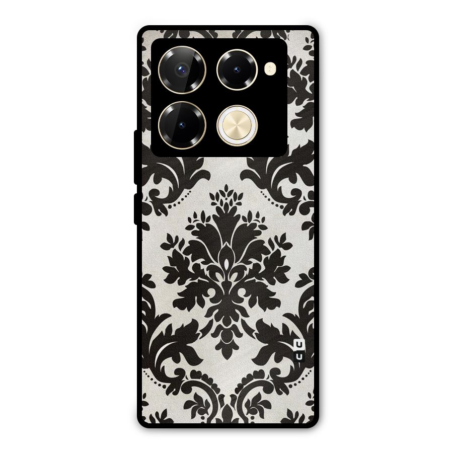 Black Beauty Metal Back Case for Infinix Note 40 Pro