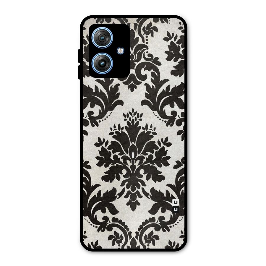 Black Beauty Metal Back Case for Moto G54