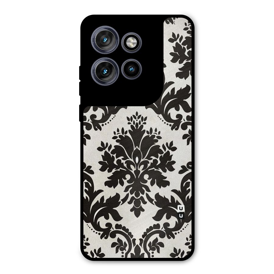 Black Beauty Metal Back Case for Motorola Edge 50 Neo