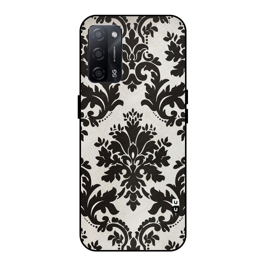 Black Beauty Metal Back Case for Oppo A53s 5G