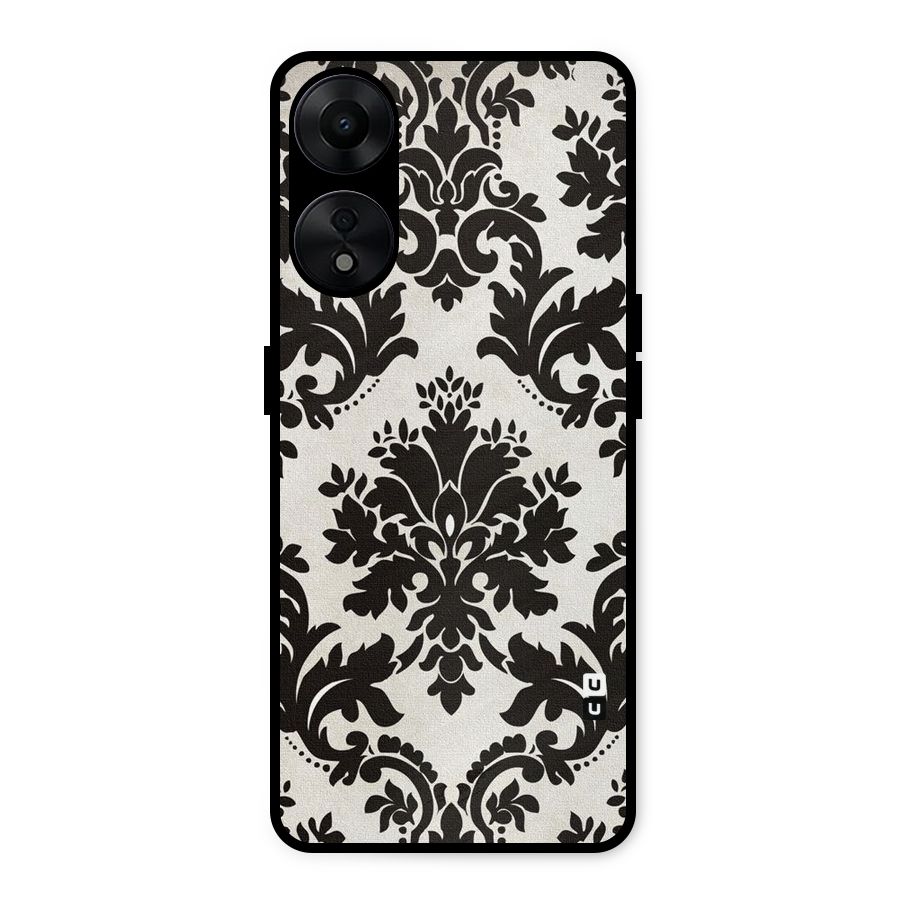 Black Beauty Metal Back Case for Oppo A78 5G