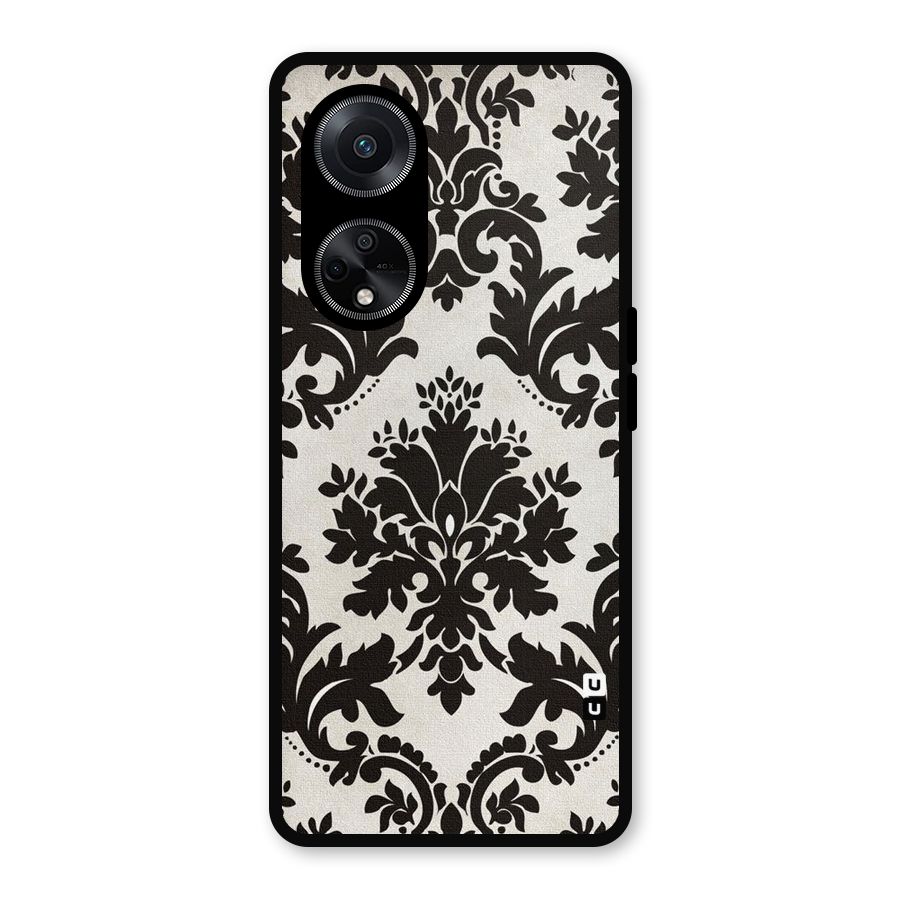 Black Beauty Metal Back Case for Oppo F23