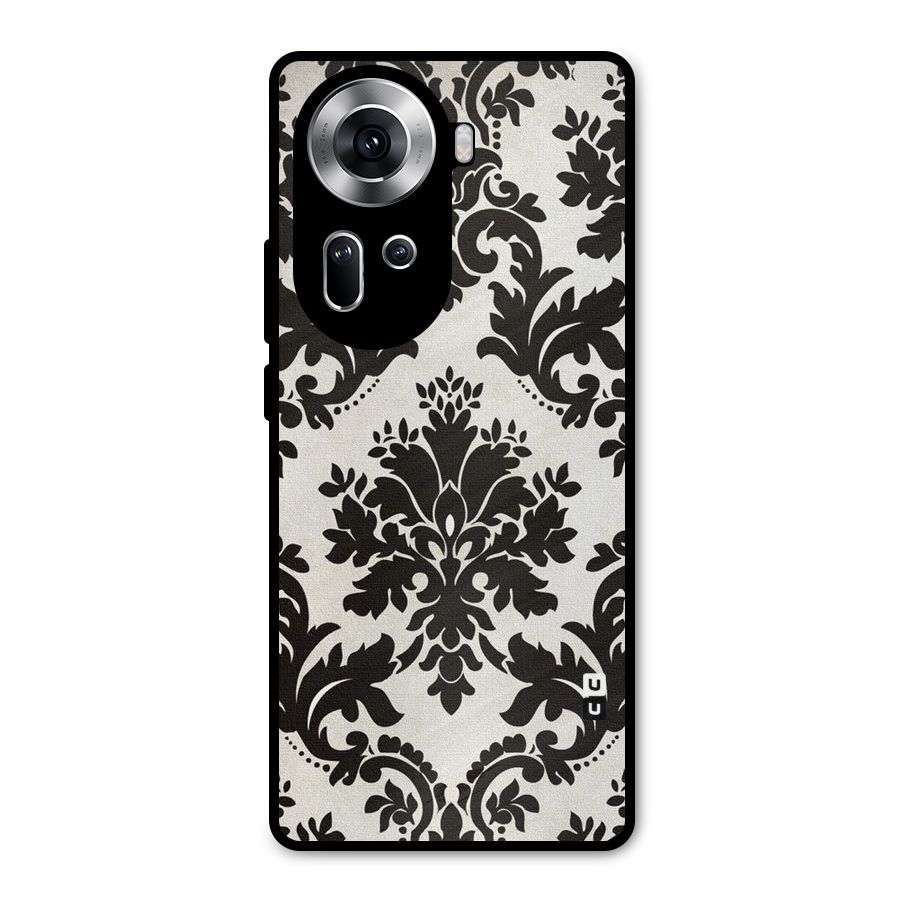 Black Beauty Metal Back Case for Oppo Reno11 5G