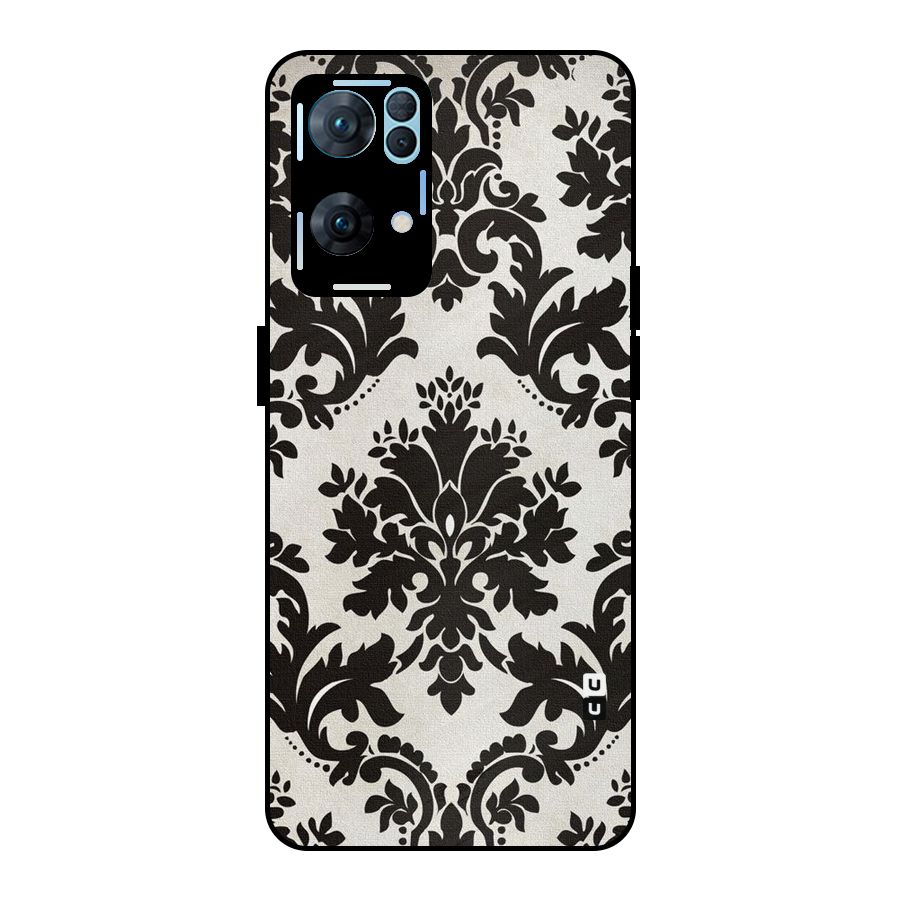 Black Beauty Metal Back Case for Oppo Reno7 Pro 5G