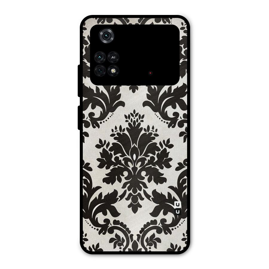 Black Beauty Metal Back Case for Poco M4 Pro 4G