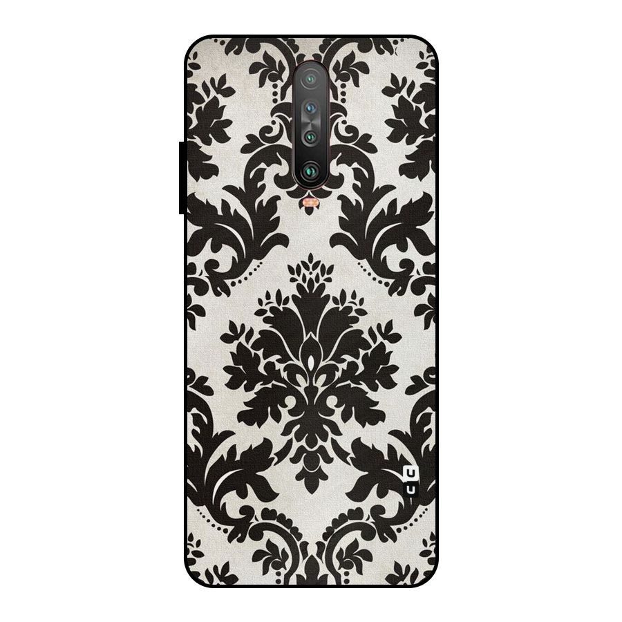 Black Beauty Metal Back Case for Poco X2