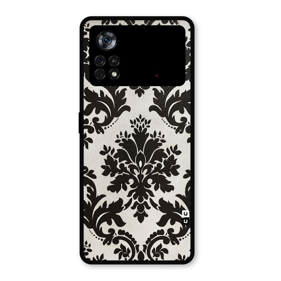 Black Beauty Metal Back Case for Poco X4 Pro 5G