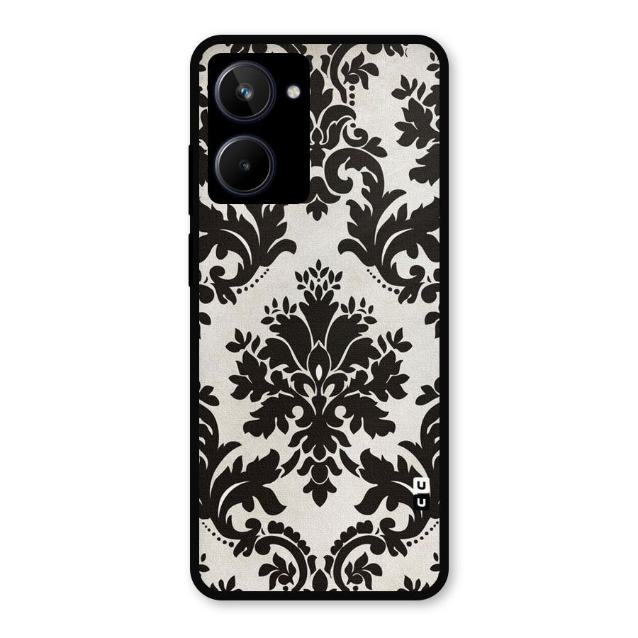 Black Beauty Metal Back Case for Realme 10