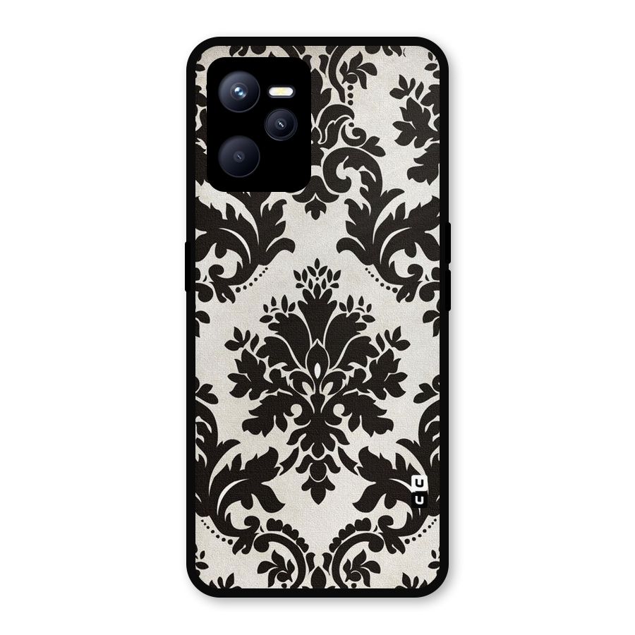 Black Beauty Metal Back Case for Realme C35