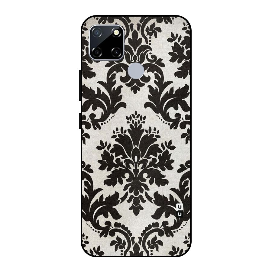 Black Beauty Metal Back Case for Realme Narzo 30A