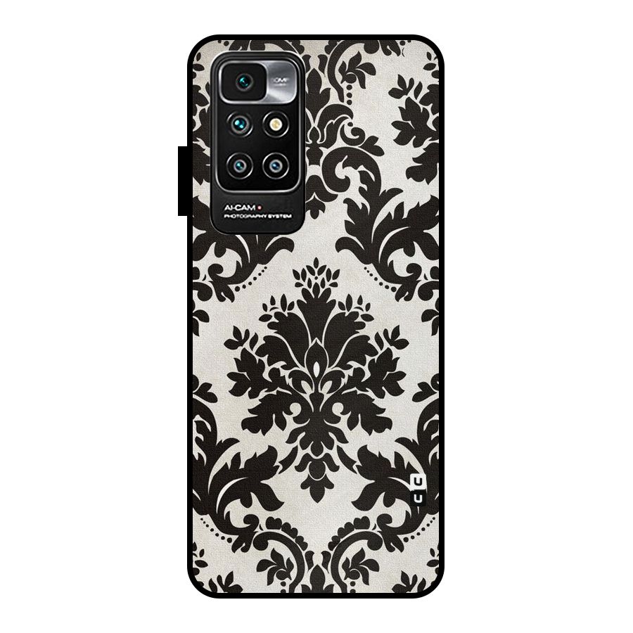 Black Beauty Metal Back Case for Redmi 10 Prime