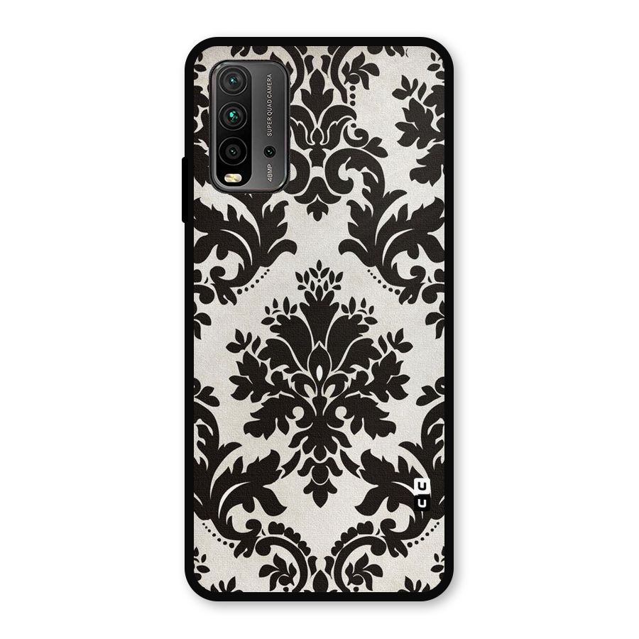 Black Beauty Metal Back Case for Redmi 9 Power