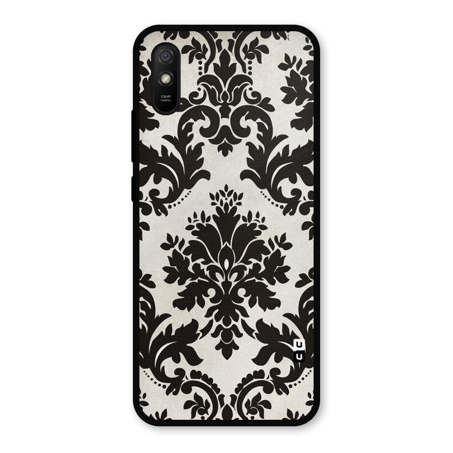 Black Beauty Metal Back Case for Redmi 9i